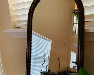 Early century detailed wall mirror