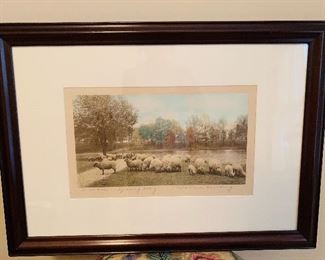 “A warm spring day”, signed Wall art, Wallace Nutting