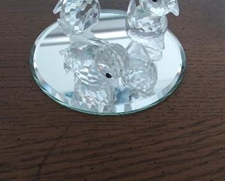 Swarovski bird figurines
