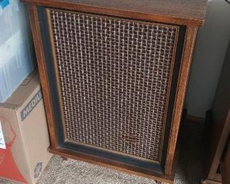 Vintage stereo speakers