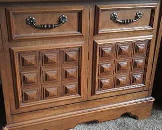 Vintage stereo/record cabinet