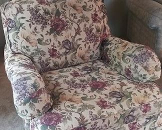 Bassett upholstered club chair