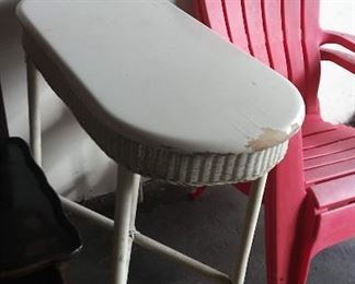 Vintage wicker table