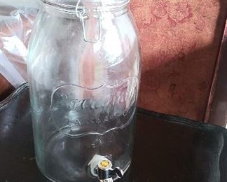 Savannah Glassware jar dispenser