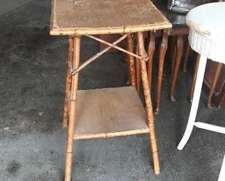 Vintage bamboo table
