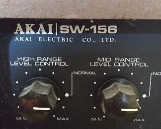 Vintage Akai SW-156 Large Floor Standing Speakers