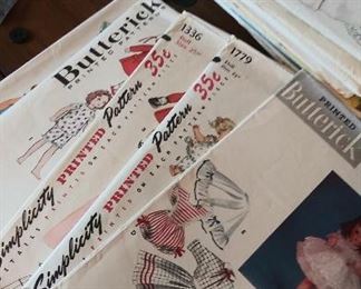 Vintage sewing patterns