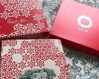 Vintage Frederick & Nelson holiday boxes