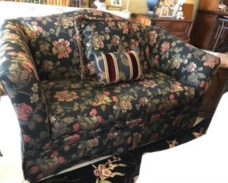 Beautiful Floral Love Seat