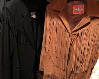 Suede Fringe Jacket
