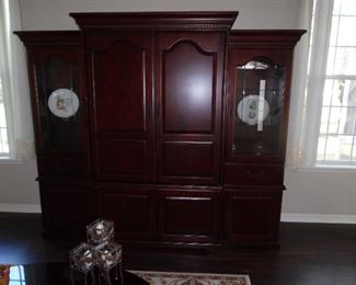 3 section Entertainment Center