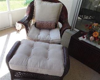 Patio Chair w/ cushions (2)