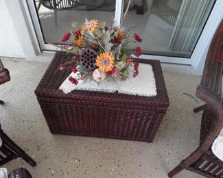 wicker chest