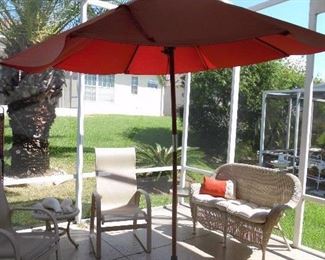 Large Umbrella & Stand