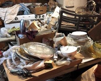 AT LEAST SOME STUFF IS ON TABLES