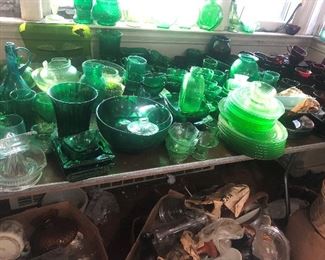 some of the depression glass