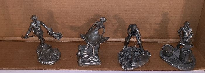 The People of the Old West Fine Pewter Collection