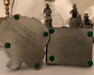 The People of the Old West Fine Pewter Collection