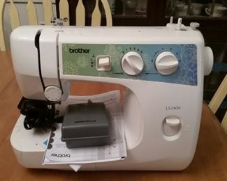 Brother Sewing Machine and Oak dinette set