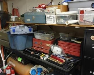 Tools, compressor, more tools