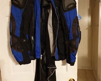 Gorgeous motorcycle jacket and leathers