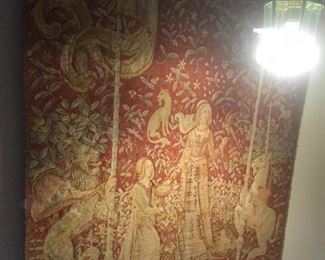 Antique large tapestry
