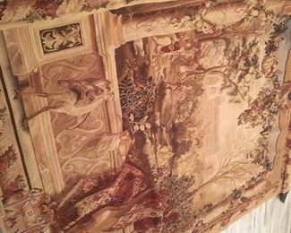 Large Ethan Allen Aubusson tapestry