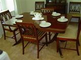 vintage morganton-drexel elegant dining table