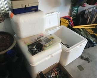 coolers fishing gear