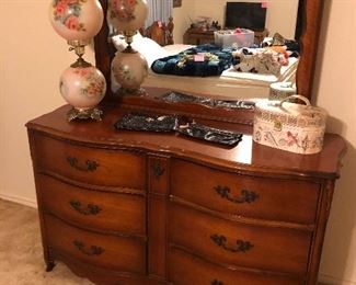 French Provincial dresser with mirror