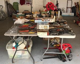 Tools, suitcases, cleaners, freezers, etc.