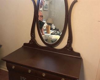 Antique dresser with mirror 