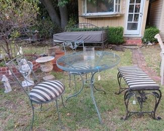 vintage 3 pc set and bench
