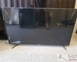 TCL 55" Smart TV
Model No. 55US57. Screen has apparent cracks. Has stands, does not have power cord
