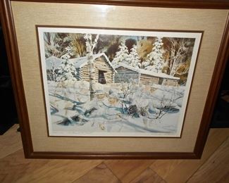 Signed Print & Numbered Print, "Phantom of the Forest", Peterson