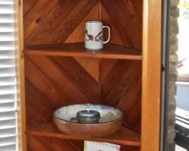Handcrafted Corner Cabinet