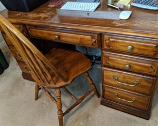 $50  Wood desk with chair