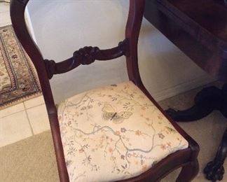 Antique Victorian Side Chair.