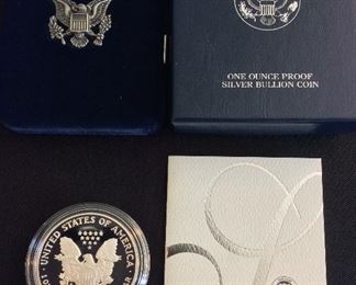 2004 American Eagle One Ounce Silver Proof Coin.