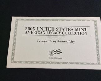 2005 United States Mint American Legacy Collection.
