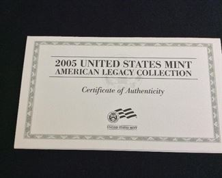 2005 United States Mint American Legacy Collection. 