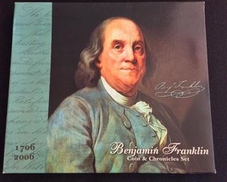 Benjamin Franklin Coin & Chronicles Set. 