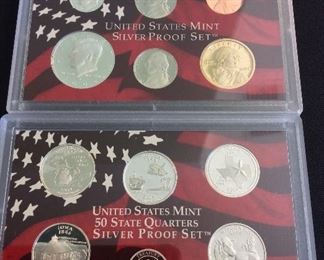 2004 S United States Mint Silver Proof 11-Piece Set.
