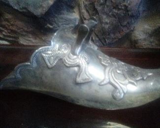Mexican Colonial Silver Stirrup