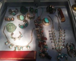 NATIVE AMERICAN TURQUOISE JEWELRY