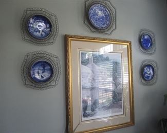 ART AND BLUE PLATES