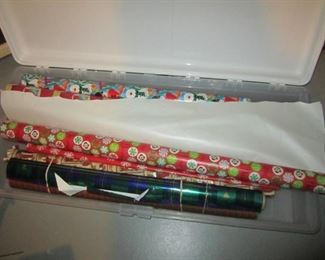 WRAPPING PAPER AND CONTAINER