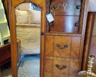  vintage  armoire beautiful wood
