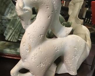 Composite horse sculpture 