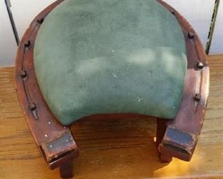 tbs antique equestrian foot stool